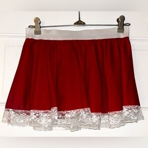 Afibi Women Pleated Mini Skirt Sexy Lace Skirt School Girl Short Skirts